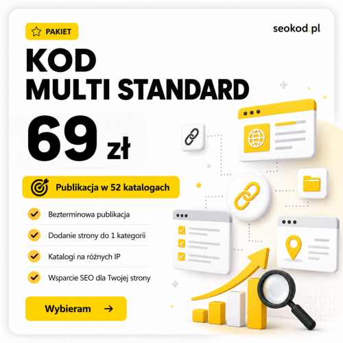 Multi Standard – Katalogowanie stron (50 katalogów)