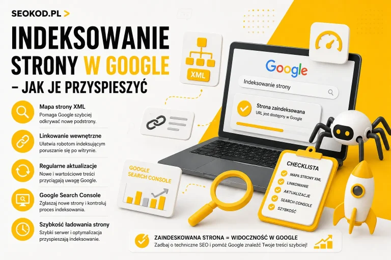 Indeksowanie strony w Google - jak je przyspieszyć